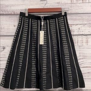 Vintage stripped black and white skirt